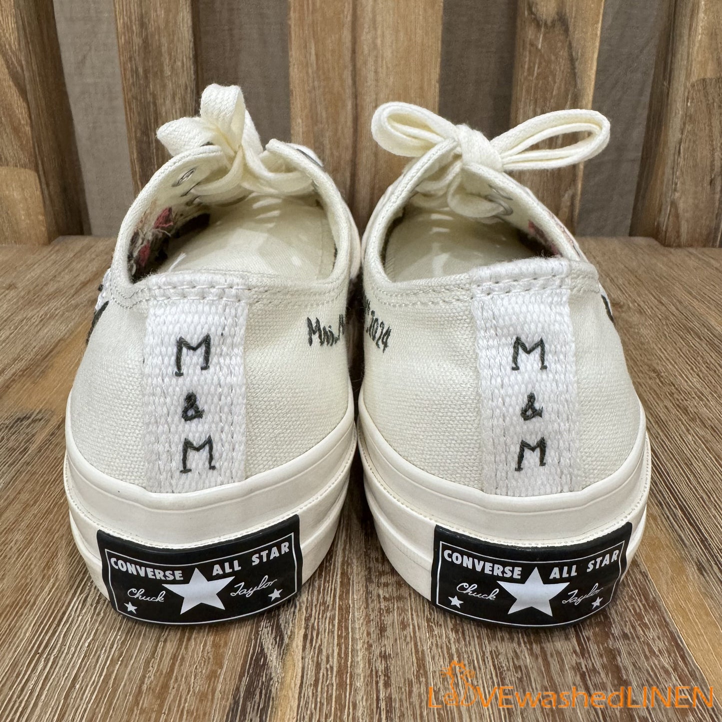 Custom Embroidered Sneakers/ Custom Shoes Taylor 70s Embroidered Flower/ Flowers Embroidered Shoes Low Tops/ Flowers Embroidered Shoes