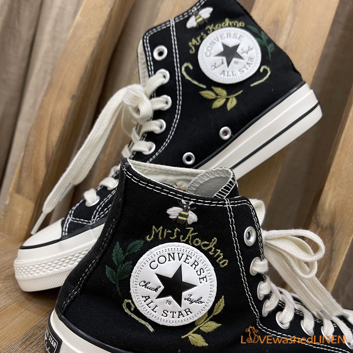 Custom Converse Chuck Taylor Embroidered/ Ghost Embroidered Converse/ Halloween Vibes Embroidered Sneakers