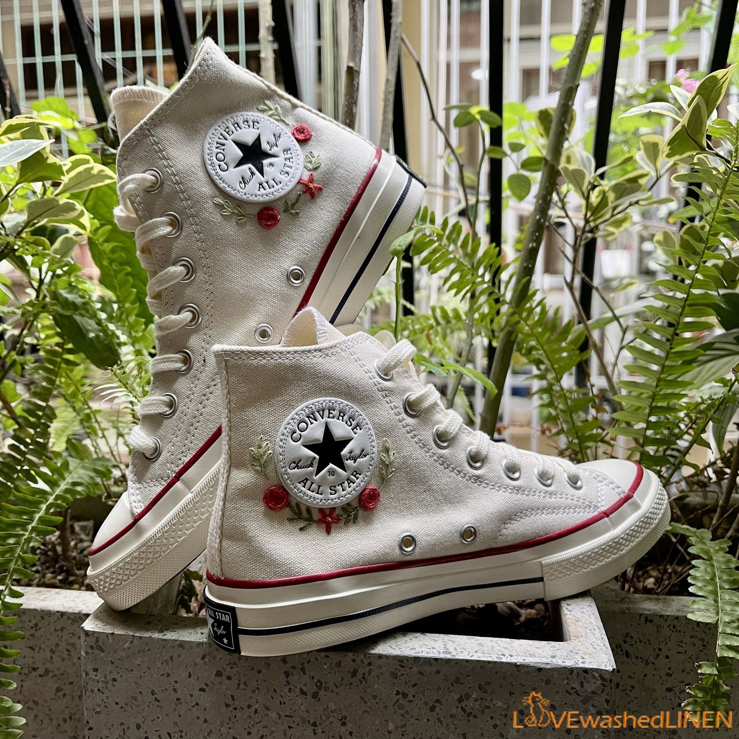 Custom Converse Chuck Taylor Embroidered Memento Converse Shoes/ Impressive Embroidered Converse Custom